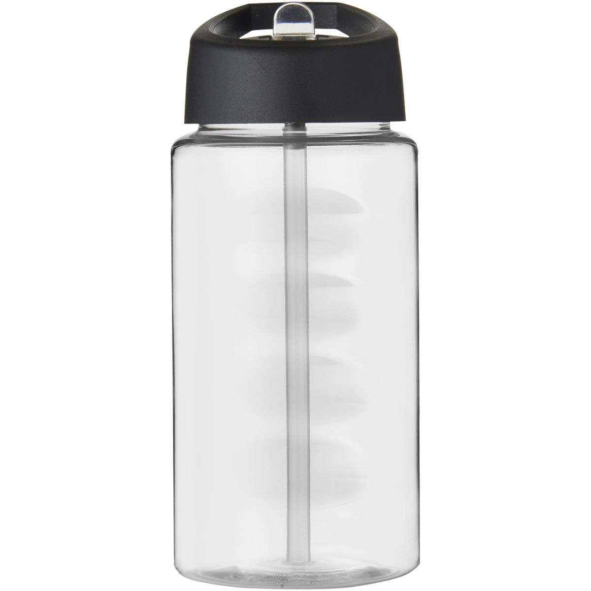 Botellas deportivas de PET de 500 ml con agarre para los dedos y tapa de boquilla