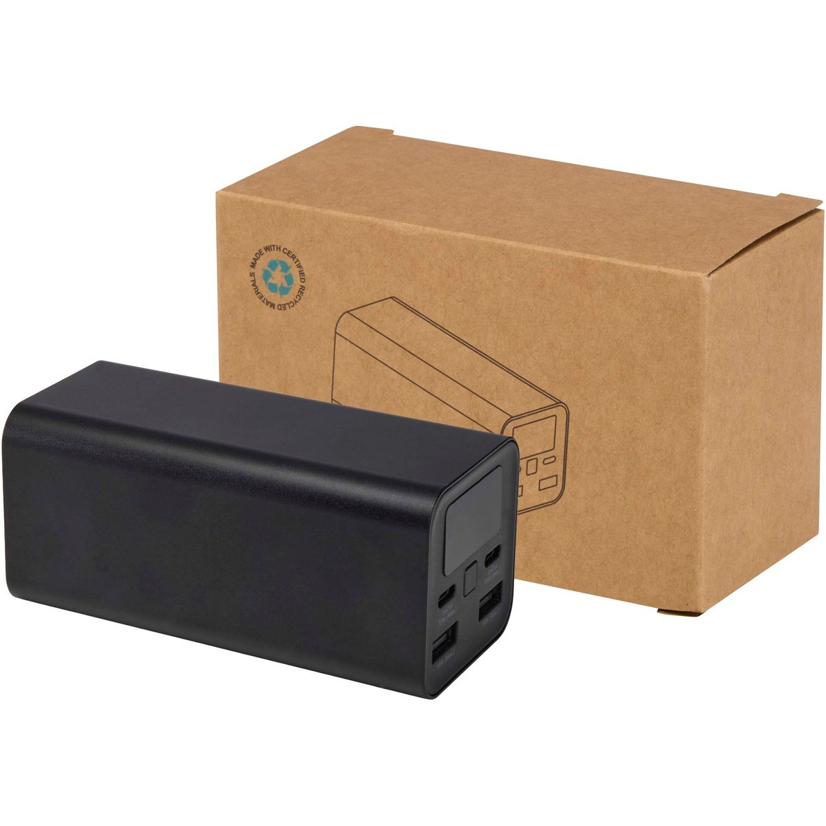 Power banks para portátiles de 20.000 mAh, 70 W, de aluminio reciclado