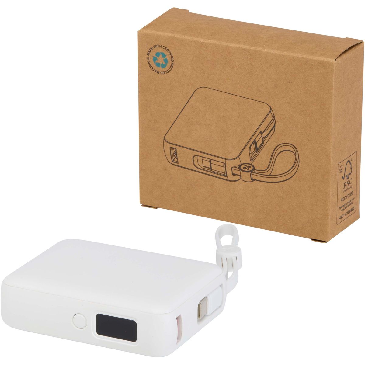 Power banks para tabletas de 10.000 mAh, 35 W, con cables integrados