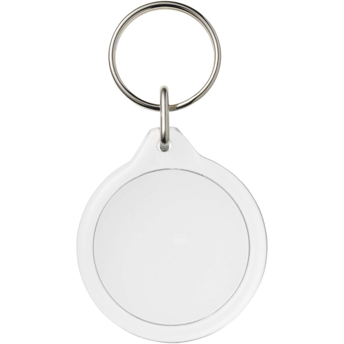 Llaveros transparentes redondos con inserto de Ø 3,3 cm