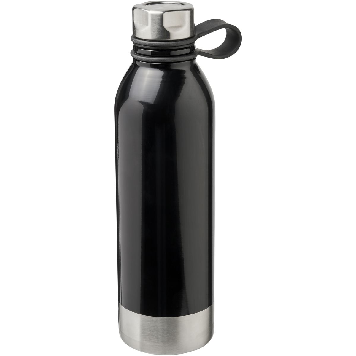 Botellas de acero inoxidable de 740 ml con lazo de silicona