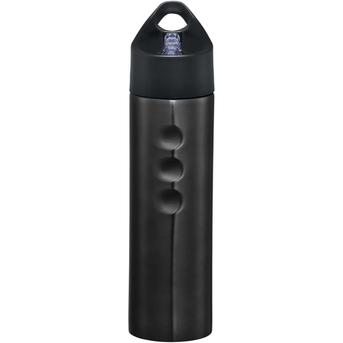 Botellas deportivas de acero inoxidable de 750 ml con boquilla y agarres para los dedos