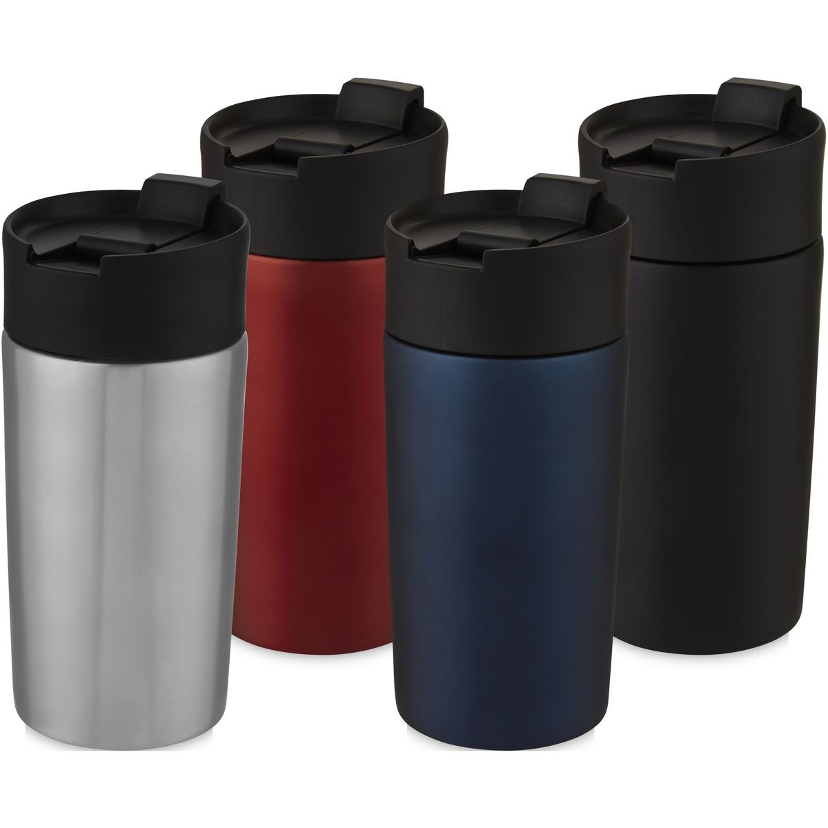 Vasos térmicos de acero inoxidable de 330 ml con aislamiento al vacío de cobre