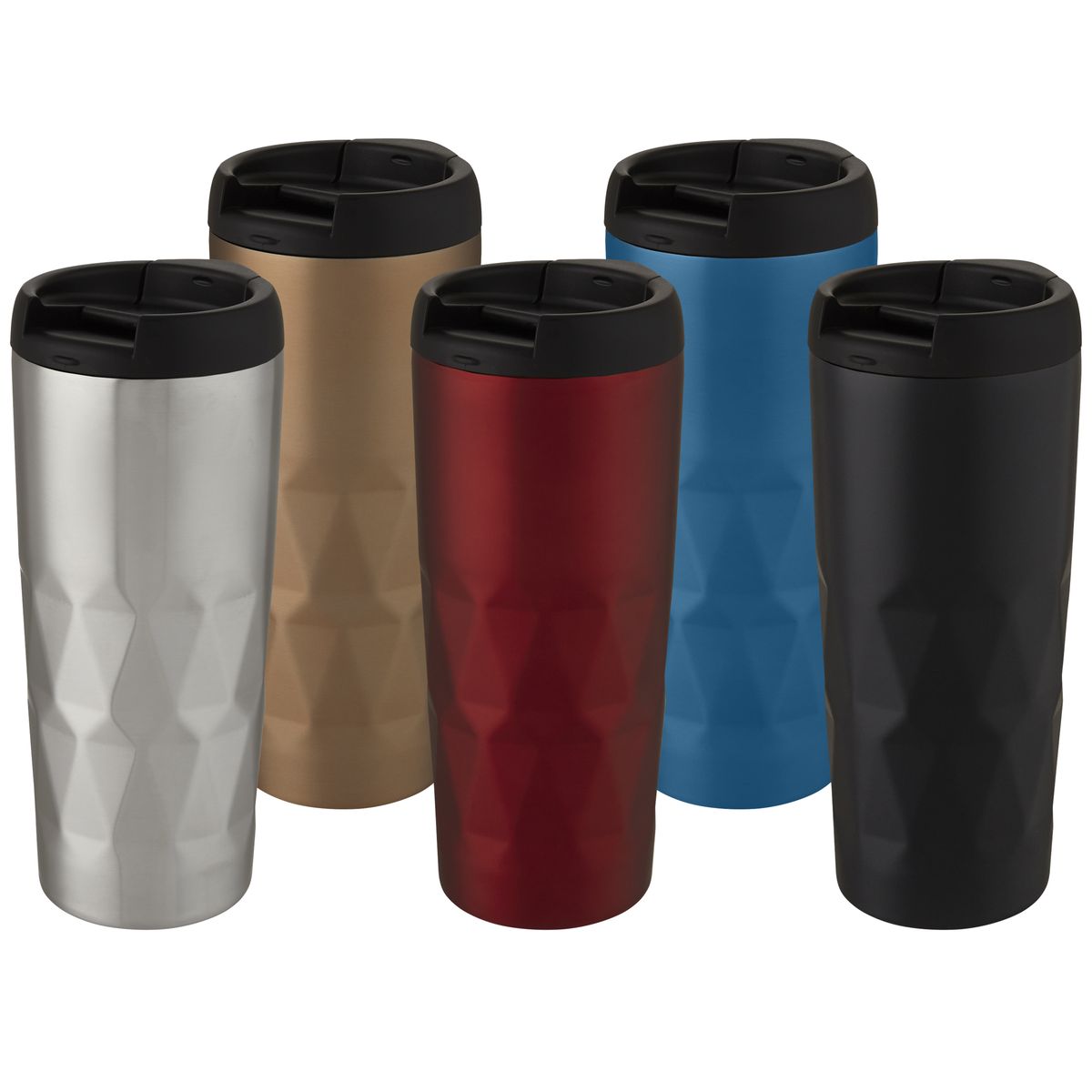 Vasos térmicos de acero inoxidable de 450 ml con aislamiento al vacío de cobre
