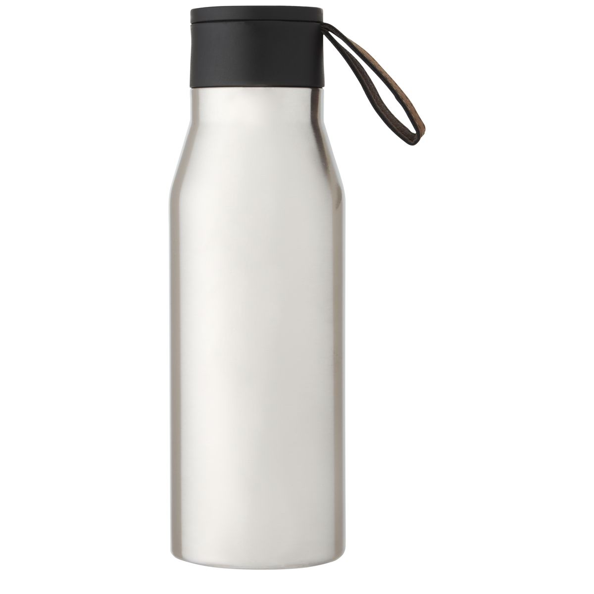 Botellas térmicas de acero inoxidable y piel sintética con aislamiento al vacío de cobre, 500 ml