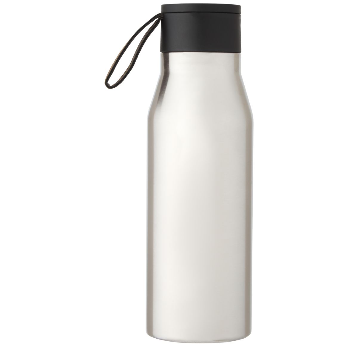 Botellas térmicas de acero inoxidable y piel sintética con aislamiento al vacío de cobre, 500 ml