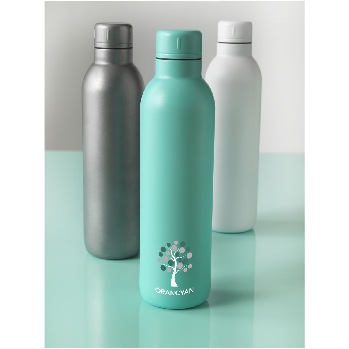 Botellas térmicas de acero inoxidable de 510 ml con aislamiento al vacío de cobre