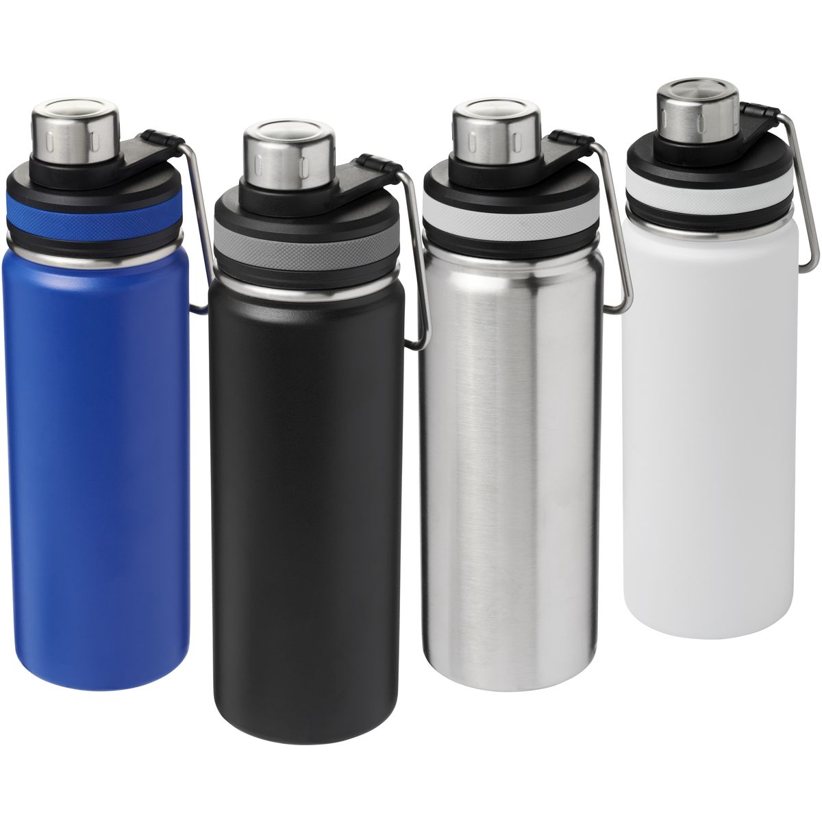 Botellas térmicas de acero inoxidable de 590 ml con aislamiento al vacío de cobre y asa