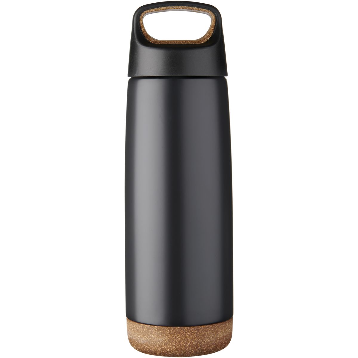Botellas térmicas de acero inoxidable de 600 ml con aislamiento de cobre y detalles de corcho