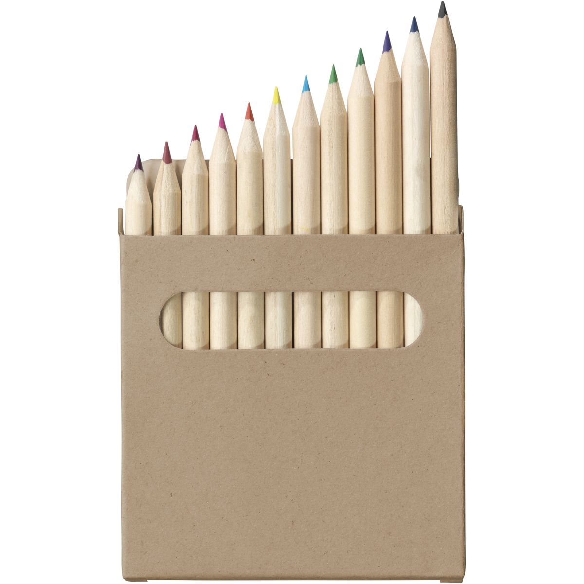 Sets de 12 lápices de colores de madera de álamo