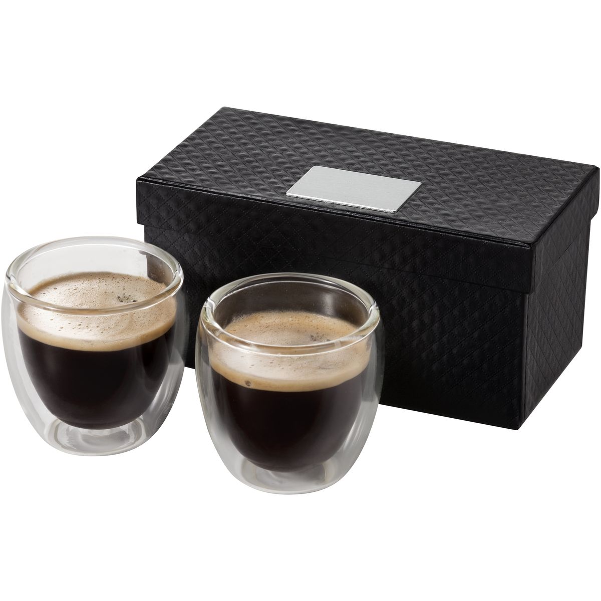 Sets de 2 vasos de espresso de doble pared, 70 ml