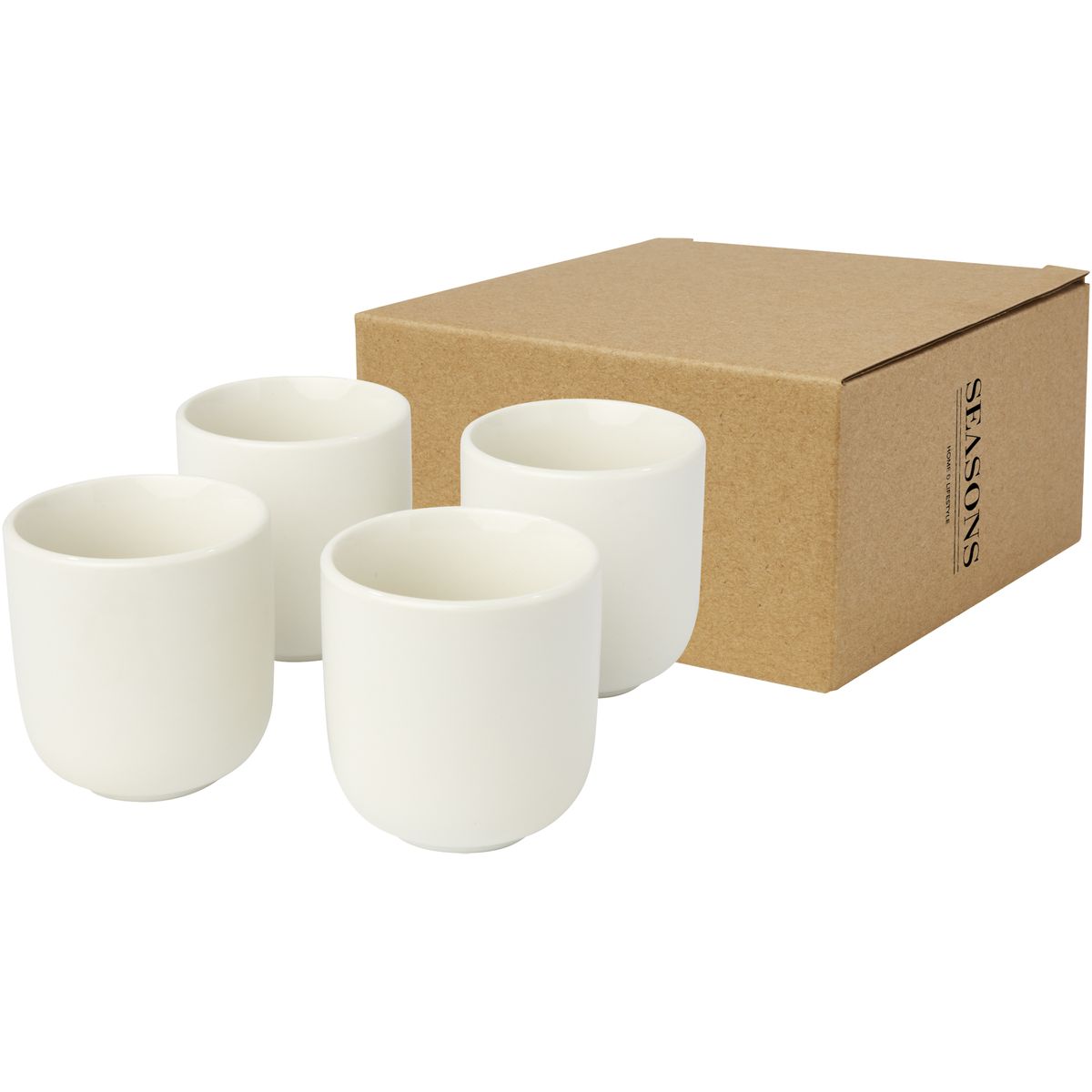 Sets de 4 tazas de espresso de cerámica de 90 ml