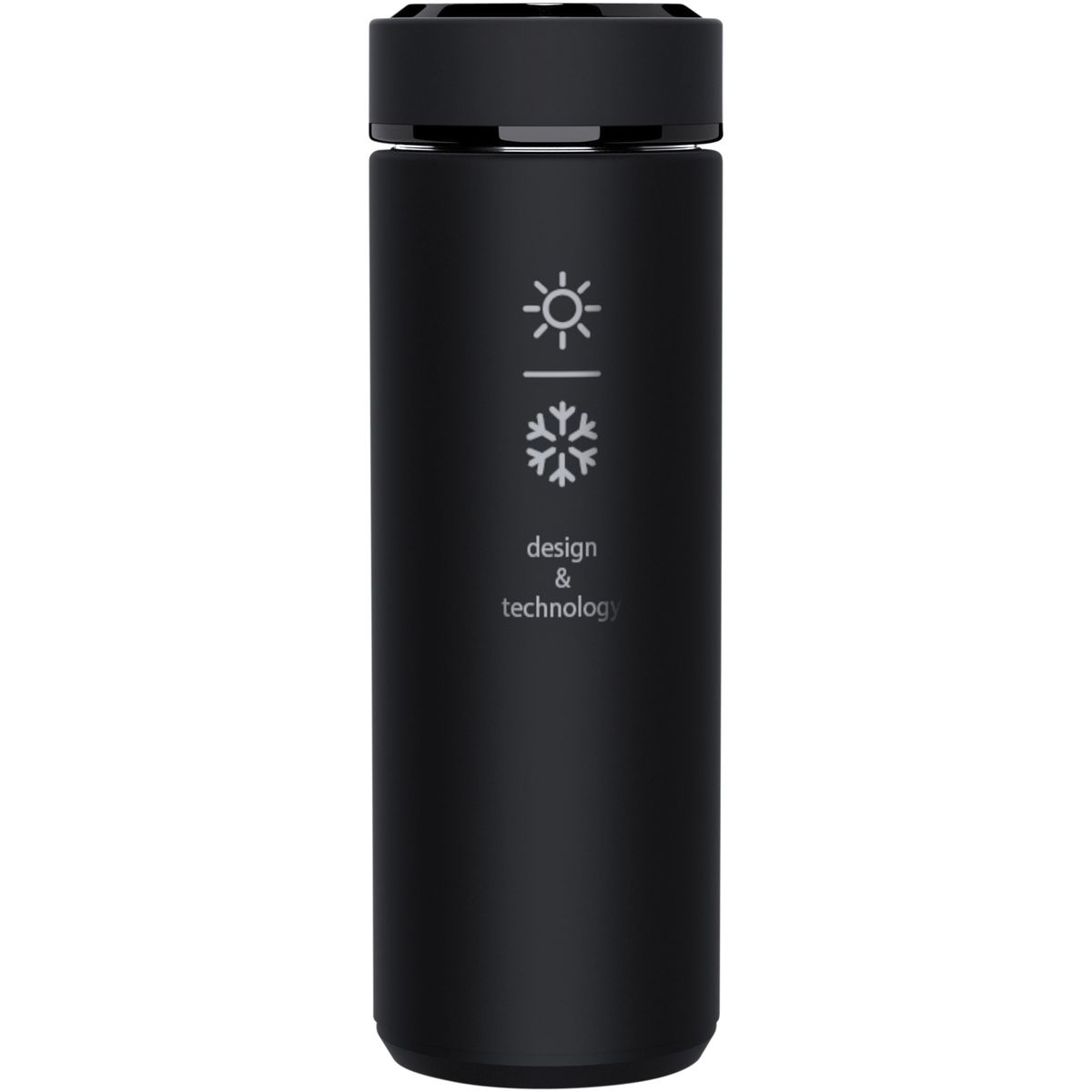 Botellas térmicas inteligentes de acero inoxidable de 450 ml con sensor de temperatura
