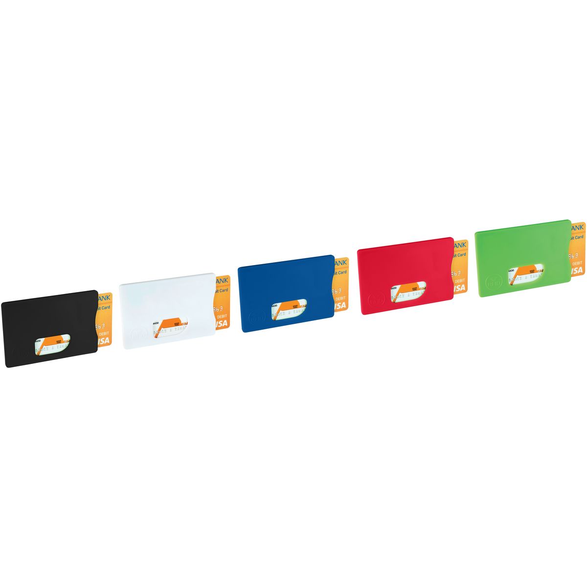 Tarjeteros RFID estrechos de plástico