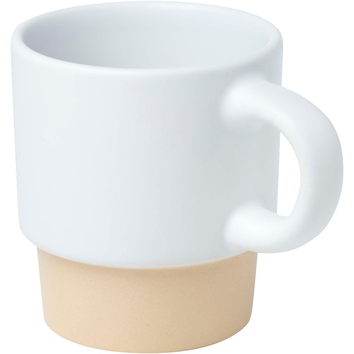 Tazas de espresso de cerámica apilables de 130 ml con acabado mate