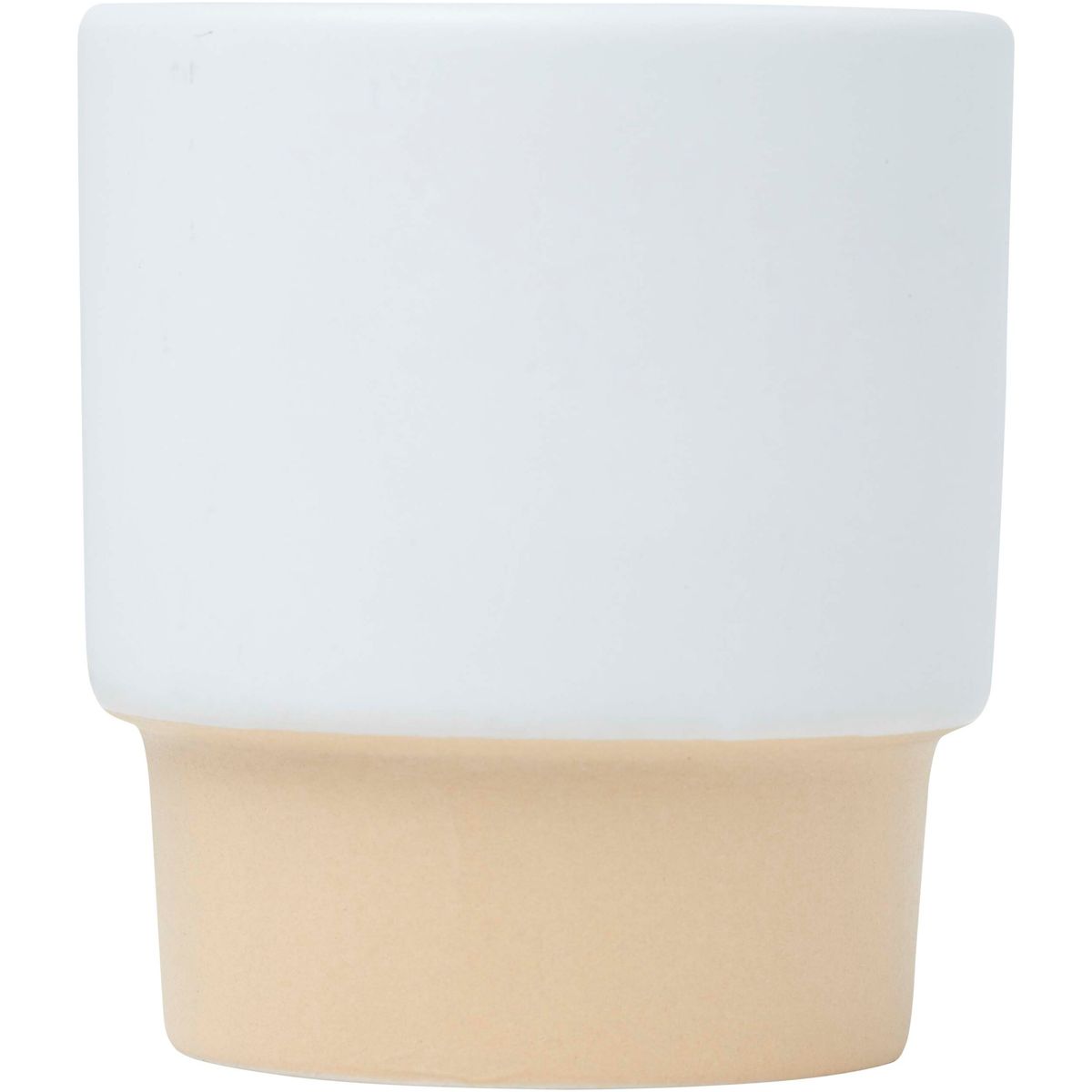 Tazas de espresso de cerámica apilables de 130 ml con acabado mate