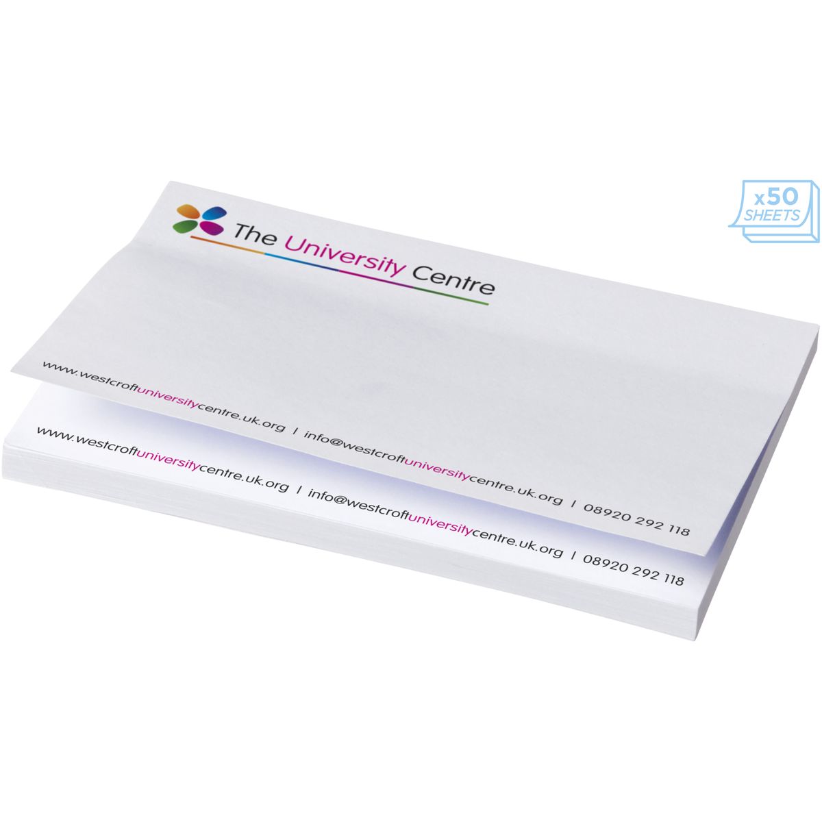 Notas adhesivas de 150 x 100 mm, 80 g/m²