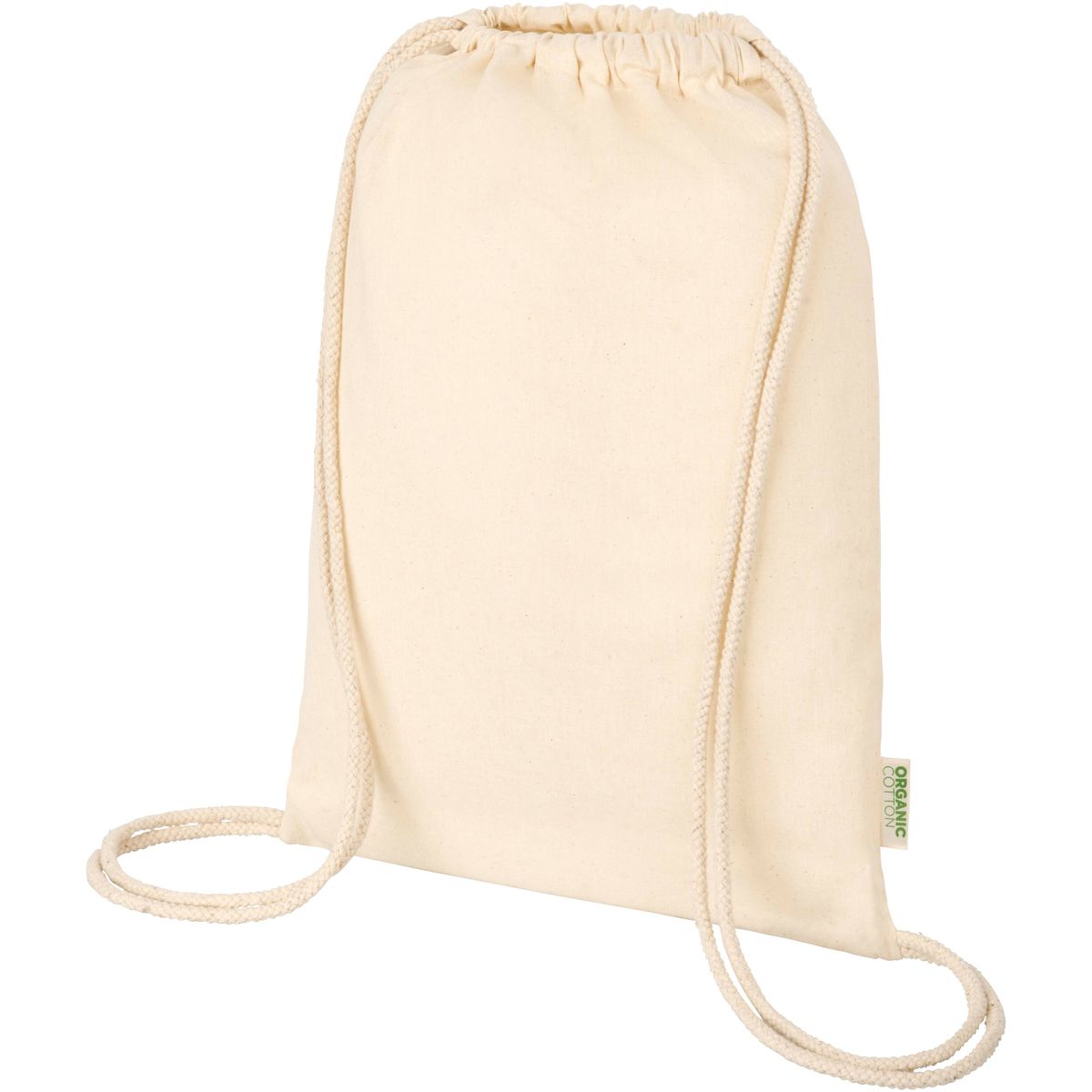Mochilas de cuerdas de algodón orgánico, 100 g/m², 5 litros