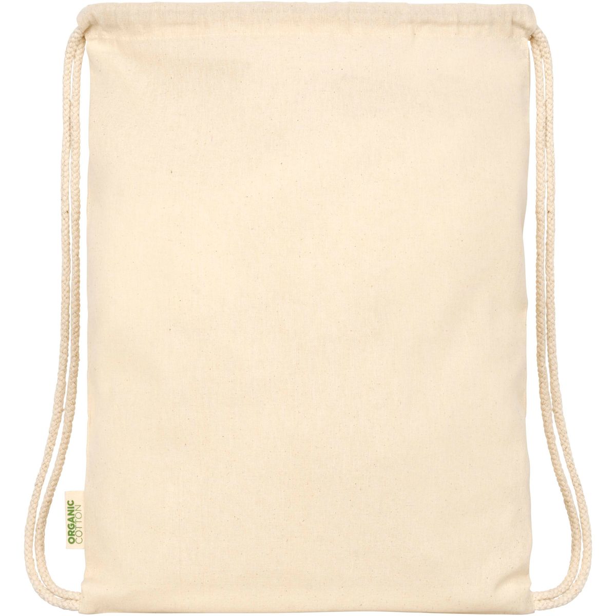 Mochilas de cuerdas de algodón orgánico, 100 g/m², 5 litros