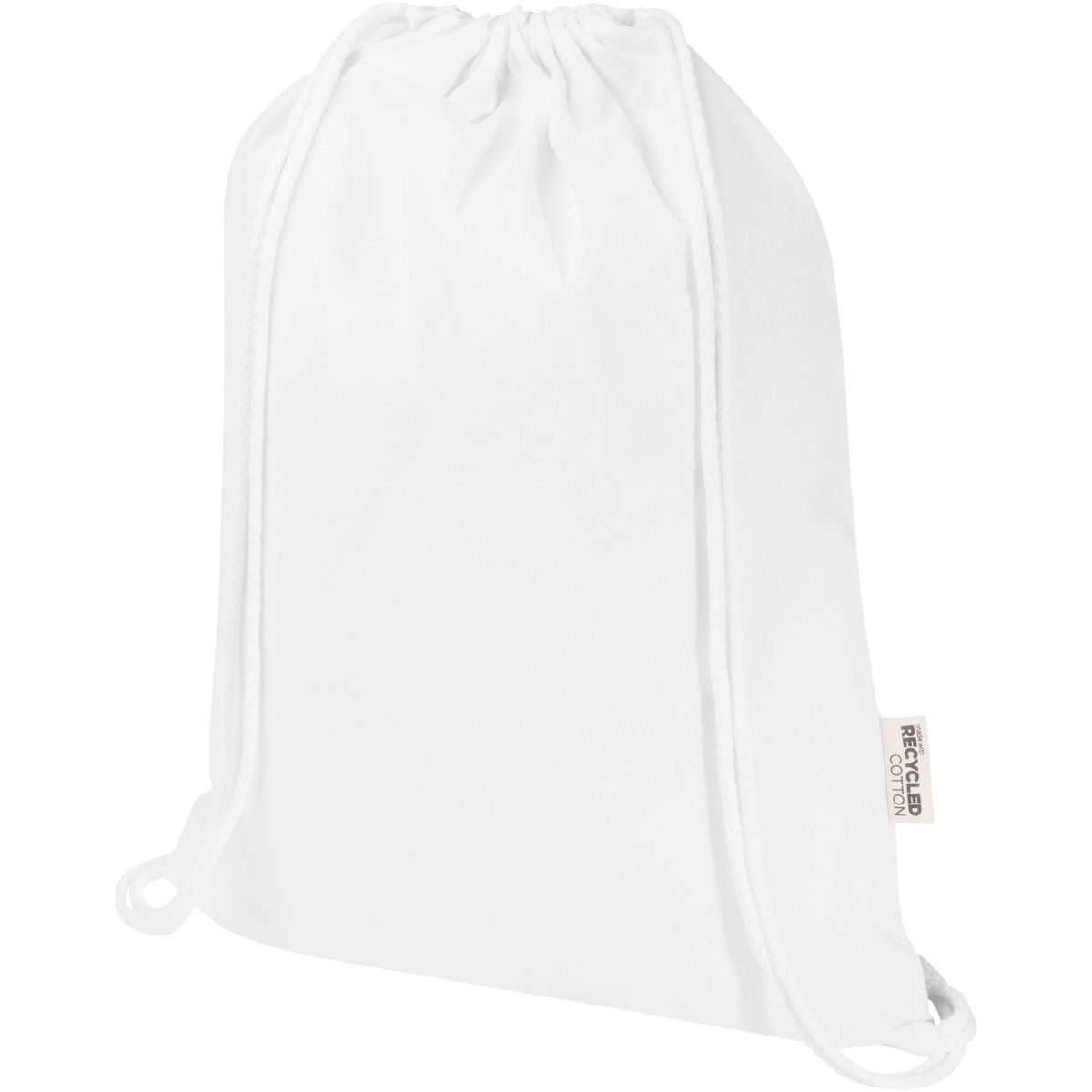 Mochilas de cuerdas de algodón y poliéster reciclados, 140 g/m²
