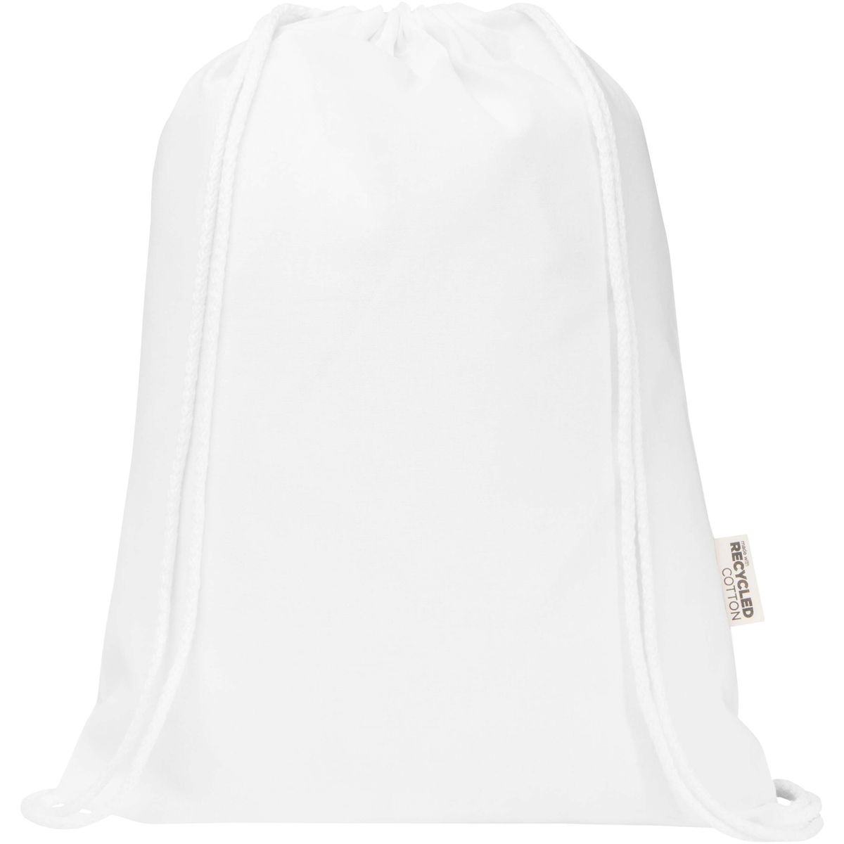 Mochilas de cuerdas de algodón y poliéster reciclados, 140 g/m²