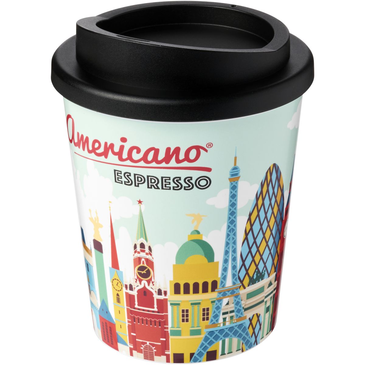 Vasos térmicos con capa exterior reciclada, 250 ml