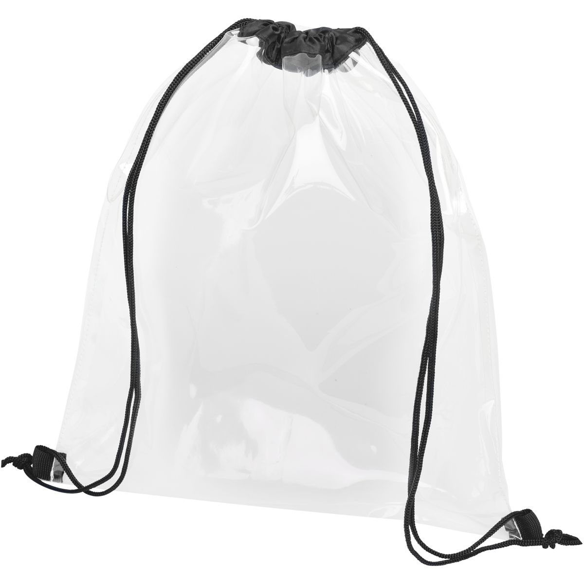 Mochilas de cuerdas transparentes de PVC, 5 litros