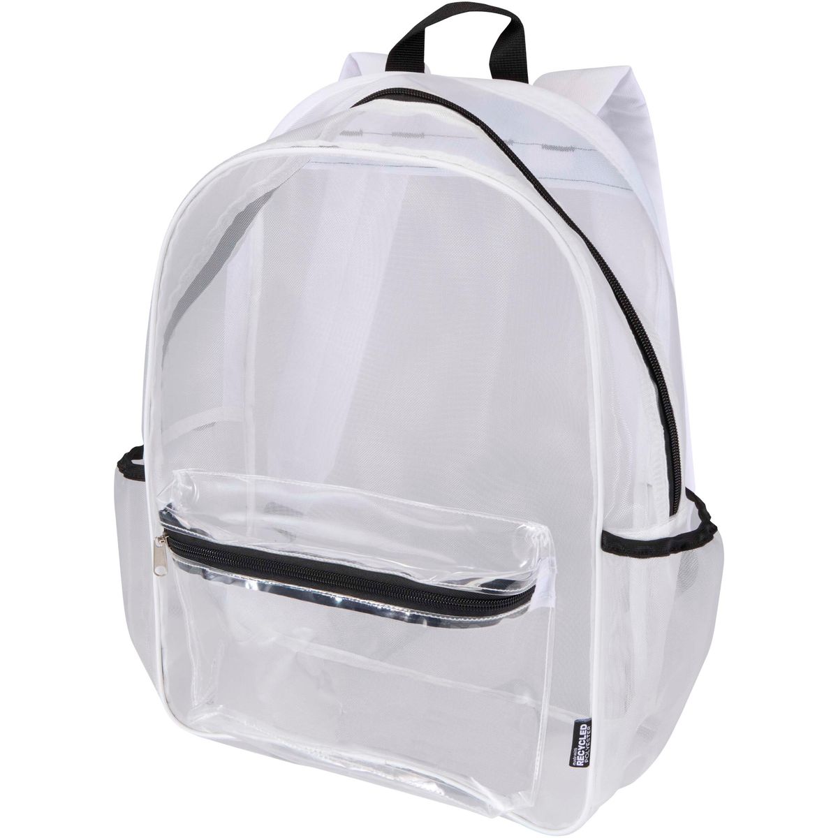 Mochilas transparentes de malla reciclada, 18 litros