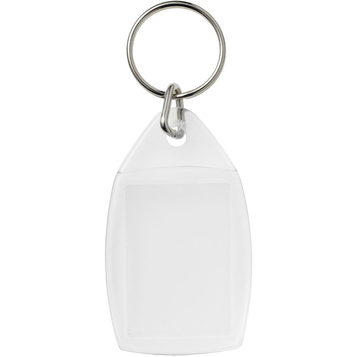 Llaveros transparentes con inserto de 3,5 x 2,4 cm