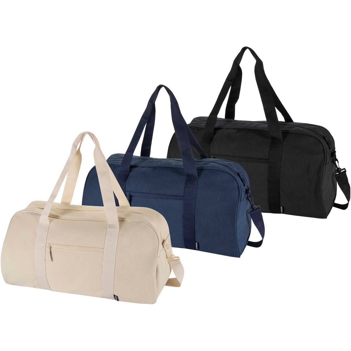 Bolsas de viaje tipo duffel de lona reciclada repelente al agua, 40 litros