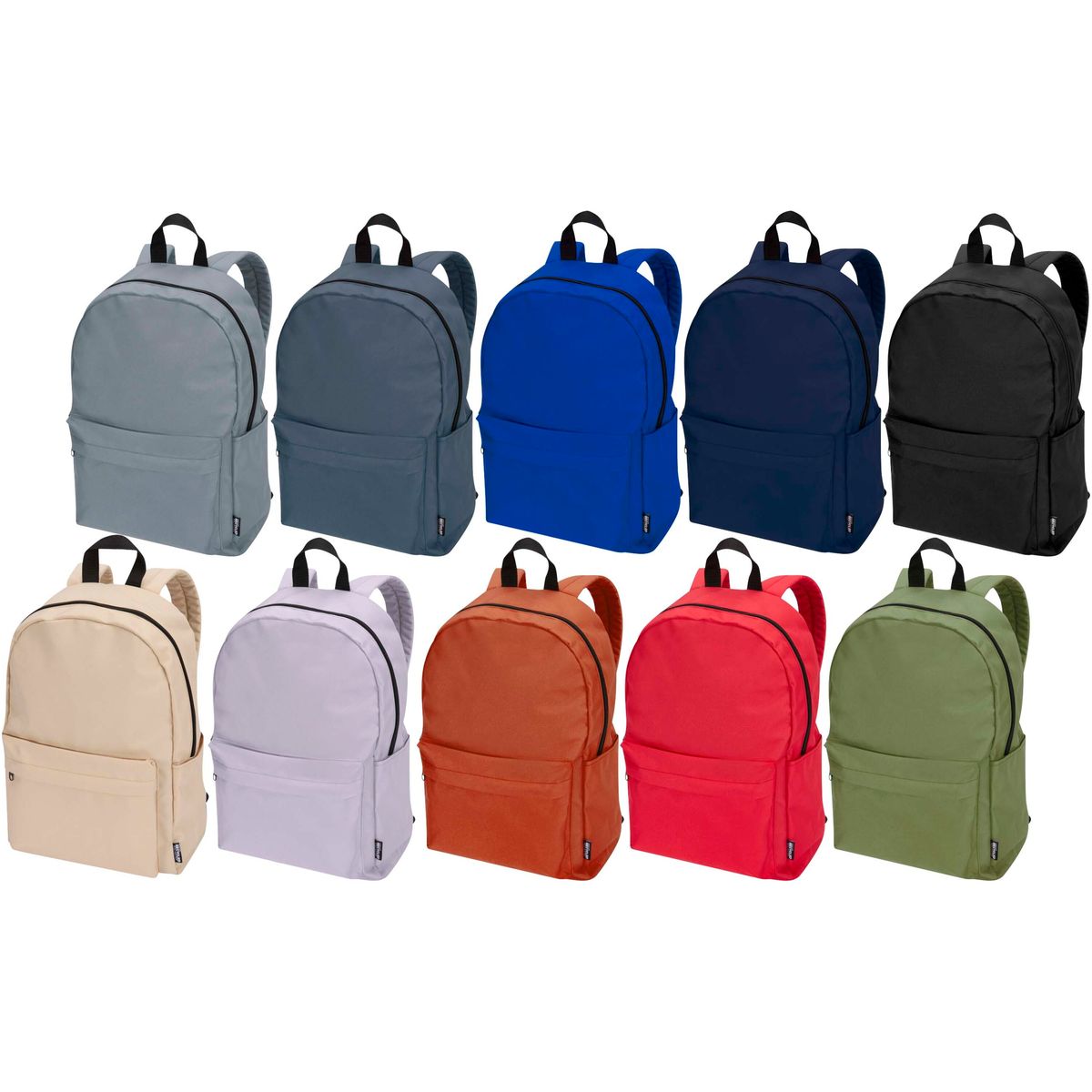 Mochilas para portátil recicladas repelentes al agua de 14 pulgadas, 16 litros