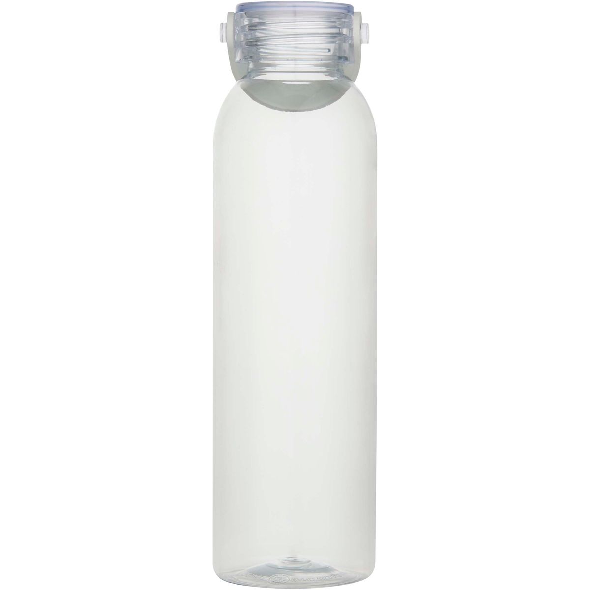 Botellas de agua de 630 ml de plástico reciclado con asa de silicona